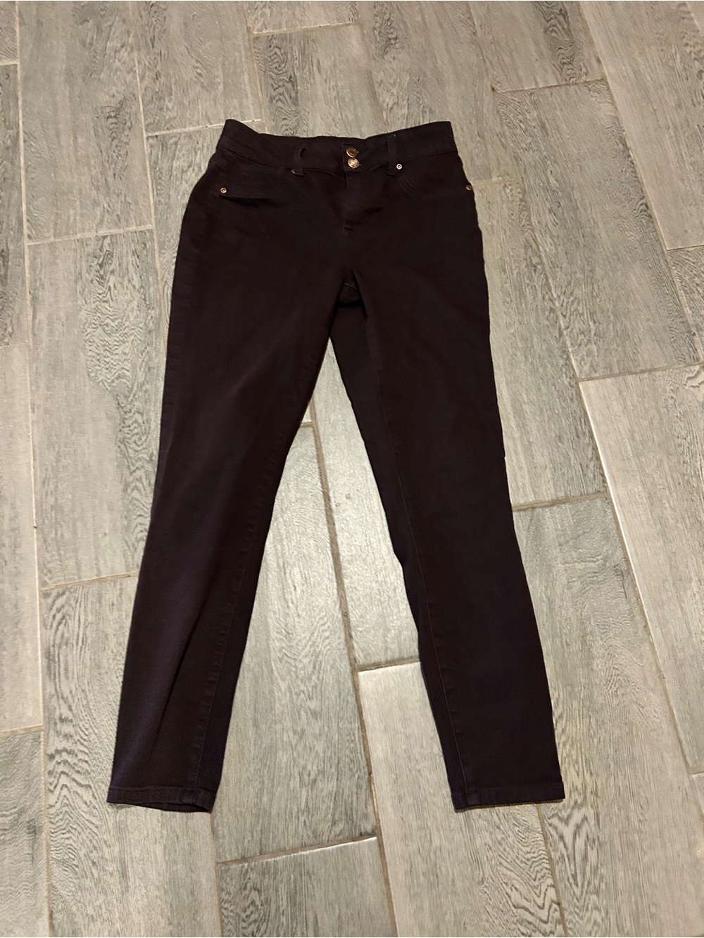 Maurices dark plum High-Rise Pants-size small short